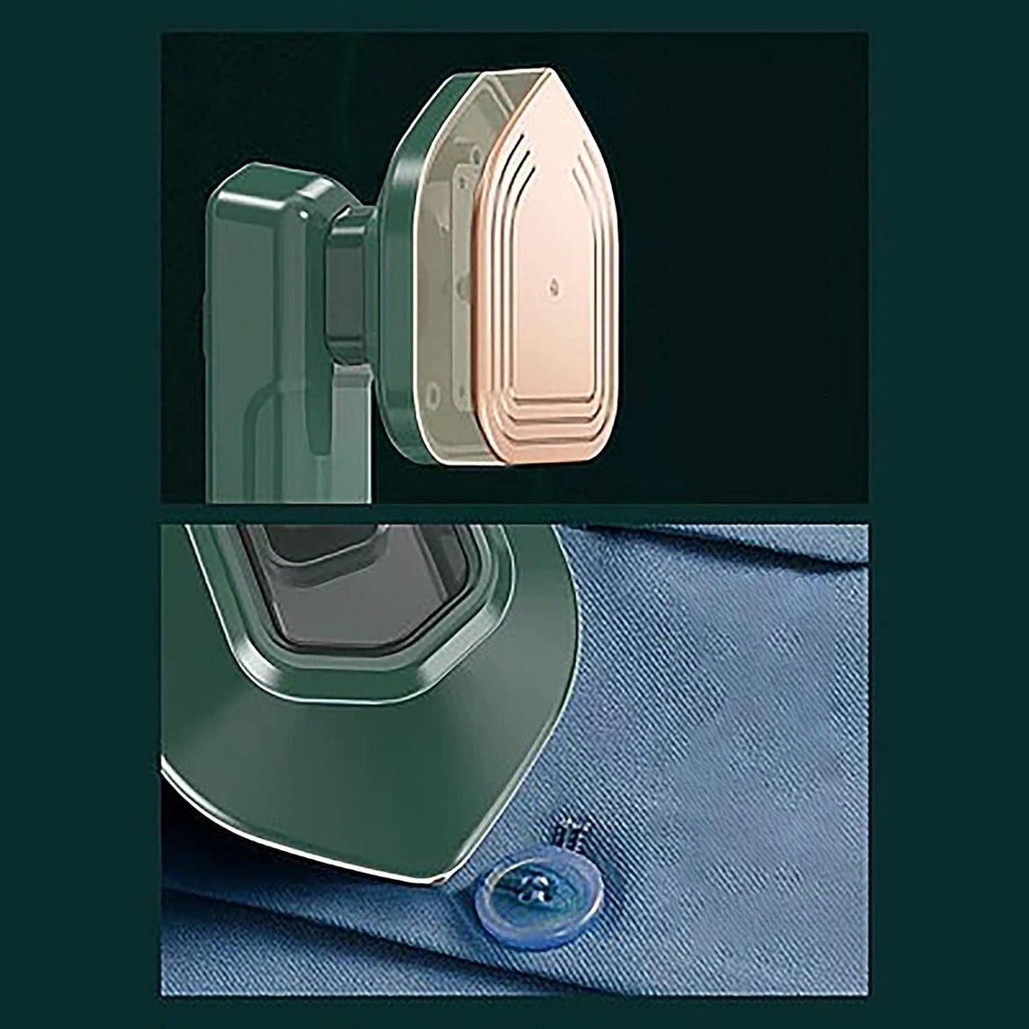 2-in-1 Iron-Travel Steamer Iron for Clothes , Portable Handheld Iron