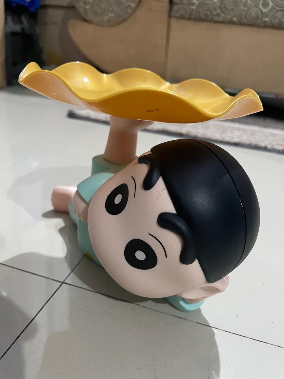 Shinchan Tray Holder - Cute Key Storage Tray for Entryway Decor and Home Gifts
