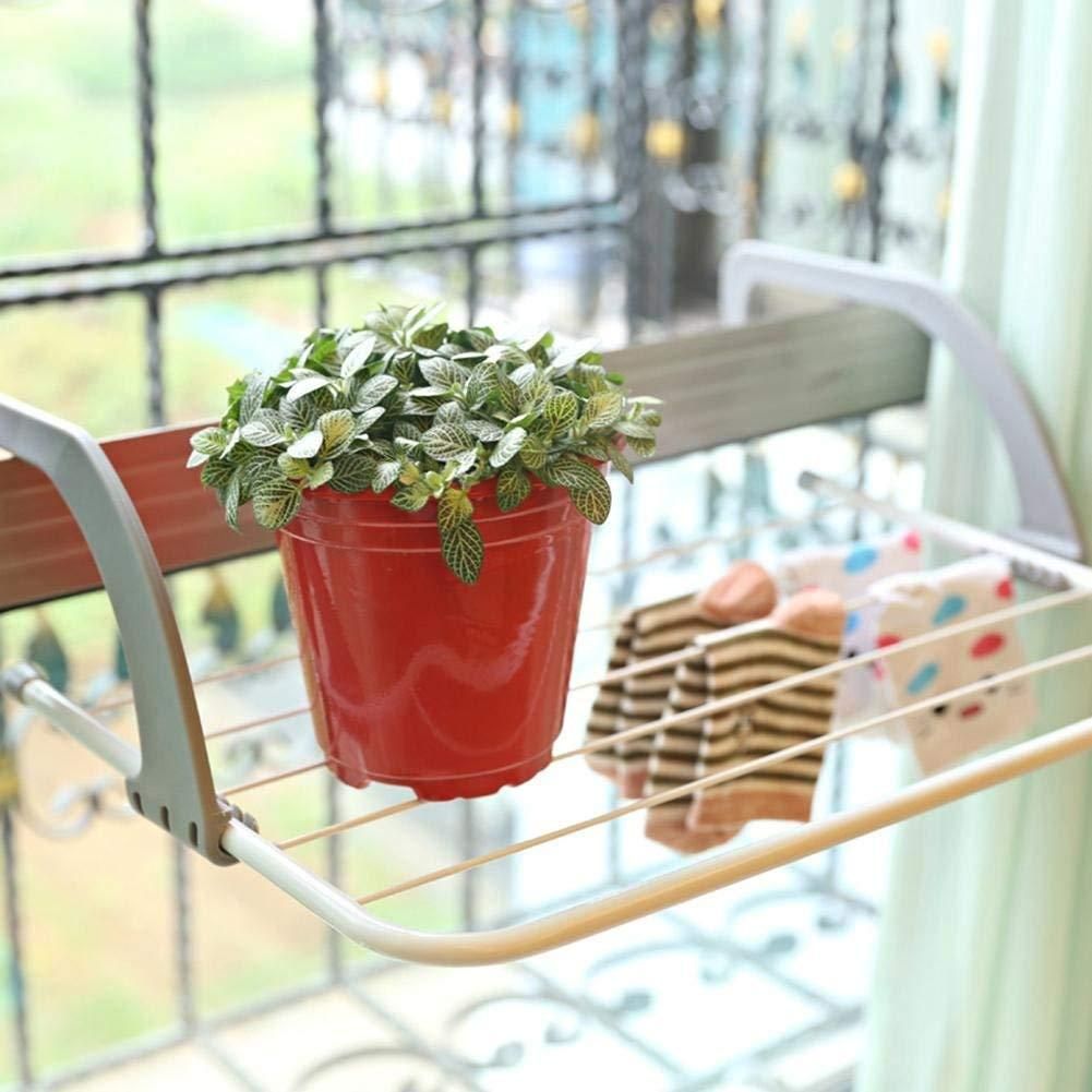 Space-Saving Cloth Drying Rack – Versatile Indoor & Outdoor Laundry Solution | Easy Balcony, Window, Radiator, & Baluster Installation