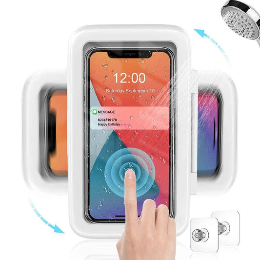 Waterproof Phone Holder for Shower | Anti-Fog Wall Mount
